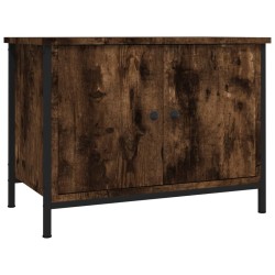Meuble TV avec portes chêne sonoma 60x35x45cm bois d'ingénierie 