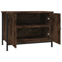 Meuble TV avec portes chêne sonoma 60x35x45cm bois d'ingénierie 