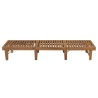 Chaise longue pliable Bois d'acacia solide 