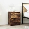 Meuble TV chêne fumé 40x35x54 cm bois d'ingénierie 