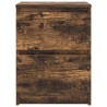 Meuble TV chêne fumé 40x35x54 cm bois d'ingénierie 