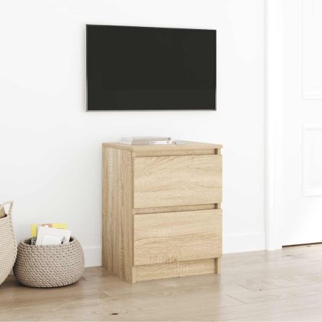 Meuble TV chêne sonoma 40x35x54 cm bois d'ingénierie 