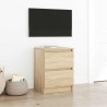 Meuble TV chêne sonoma 40x35x54 cm bois d'ingénierie 