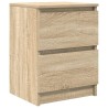 Meuble TV chêne sonoma 40x35x54 cm bois d'ingénierie 