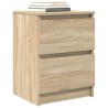 Meuble TV chêne sonoma 40x35x54 cm bois d'ingénierie 