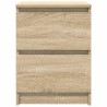 Meuble TV chêne sonoma 40x35x54 cm bois d'ingénierie 