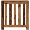 Cache-radiateur vieux bois 78x20x82 cm bois d'ingénierie 