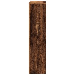 Cache-radiateur vieux bois 78x20x82 cm bois d'ingénierie 
