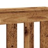 Cache-radiateur vieux bois 78x20x82 cm bois d'ingénierie 