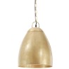 Lampe suspendue industrielle 25 W Laiton Rond 32 cm E27 