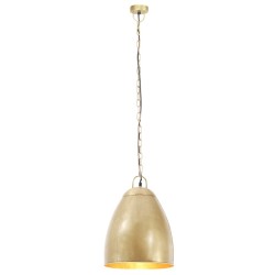 Lampe suspendue industrielle 25 W Laiton Rond 32 cm E27 