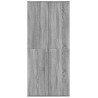 Buffet haut sonoma gris 80x35x180 cm bois d'ingénierie 