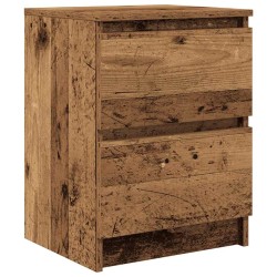 Meuble TV vieux bois 40x35x54 cm bois d'ingénierie 