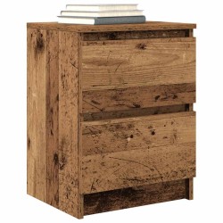Meuble TV vieux bois 40x35x54 cm bois d'ingénierie 