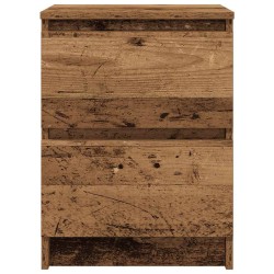 Meuble TV vieux bois 40x35x54 cm bois d'ingénierie 