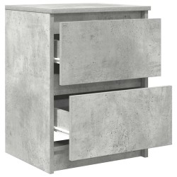 Meuble TV gris béton 40x35x54 cm bois d'ingénierie 