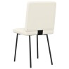 Chaises à manger lot de 4 Crème Velours 