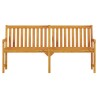 Banc de jardin 180 cm Bois solide d'acacia 