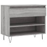 Armoire à chaussures Sonoma gris 70x36x60 cm Bois d'ingénierie 