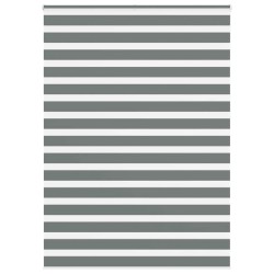 Store zèbre gris foncé largeur du tissu 155,9 cm polyester 