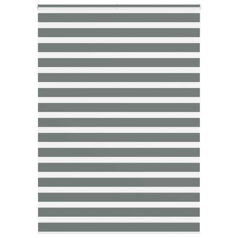 Store zèbre gris foncé largeur du tissu 155,9 cm polyester 
