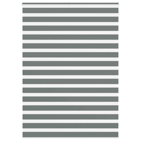 Store zèbre gris foncé largeur du tissu 155,9 cm polyester 