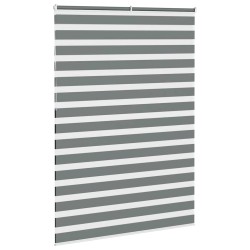 Store zèbre gris foncé largeur du tissu 155,9 cm polyester 