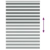 Store zèbre gris foncé largeur du tissu 155,9 cm polyester 