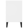 Meuble TV avec pieds en métal Blanc 103,5x30x50 cm 