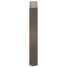 Pieds de table basse en U 2 pièces Acier naturel 38 x (42-43) cm Acier 