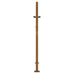 Portail de jardin 105x155 cm acier corten 