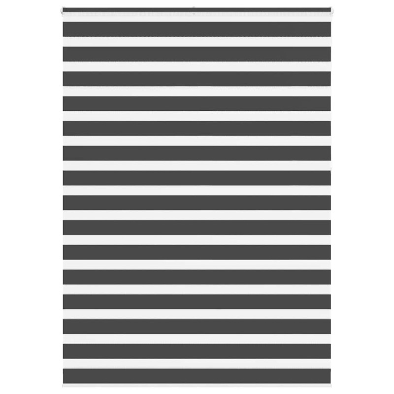 Store zèbre noir 160x230 cm largeur du tissu 155,9 cm polyester 