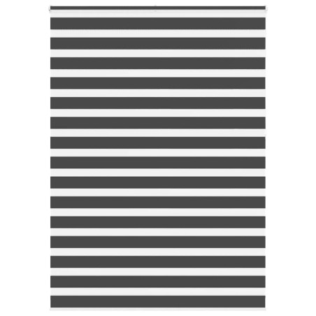Store zèbre noir 160x230 cm largeur du tissu 155,9 cm polyester 