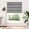 Store zèbre noir 160x230 cm largeur du tissu 155,9 cm polyester 