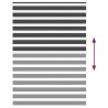 Store zèbre noir 160x230 cm largeur du tissu 155,9 cm polyester 