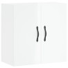 Armoire murale Blanc brillant 60x31x60 cm Bois d'ingénierie 
