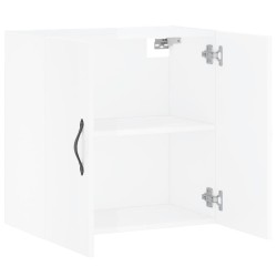 Armoire murale Blanc brillant 60x31x60 cm Bois d'ingénierie 
