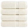 Serviettes de douche de qualité supérieure SOLUND 4 pcs crème 