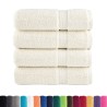 Serviettes de douche de qualité supérieure SOLUND 4 pcs crème 