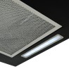 Hotte îlot avec capteur tactile à LCD en verre trempé 
