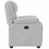 Fauteuil inclinable gris nuage tissu 