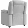 Fauteuil inclinable gris nuage tissu 