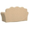 Canapé pour enfants 2 places crème peluche douce 