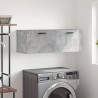 Armoire murale gris béton 100x36,5x35 cm bois d'ingénierie 