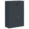 Classeur anthracite 90x40x130 cm acier 