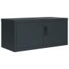 Classeur anthracite 90x40x130 cm acier 