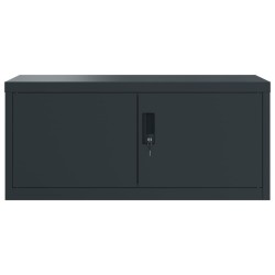 Classeur anthracite 90x40x130 cm acier 