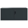 Classeur anthracite 90x40x130 cm acier 
