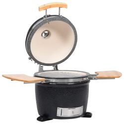 Kamado Barbecue au charbon de bois en céramique 44 cm 