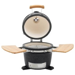 Kamado Barbecue au charbon de bois en céramique 44 cm 